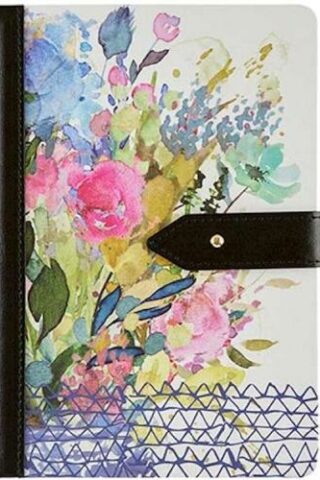 0195002228238 Blessed Floral Linen Journal