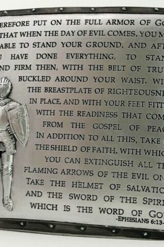 089945481655 Armor Of God Desk Plaque