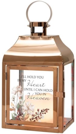 096069576846 Ill Hold You In My Heart Lantern Flameless Candle With Timer