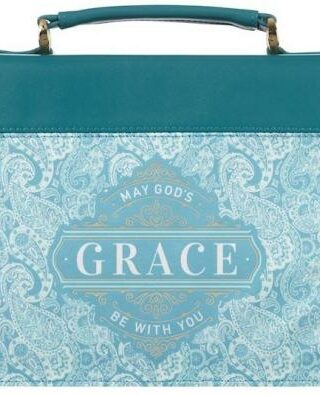 1220000139190 May Gods Grace Be With You Blue Paisley