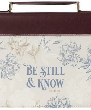 1220000139213 Be Still And Know Tan Floral