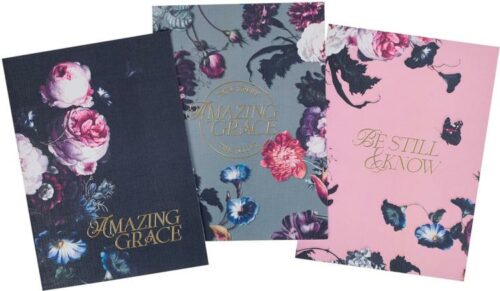 1220000323155 Amazing Grace Notebook Set Of 3