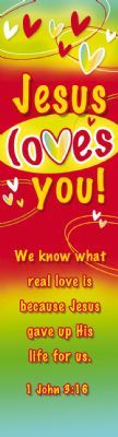 6006937092228 Jesus Loves You Bookmarks