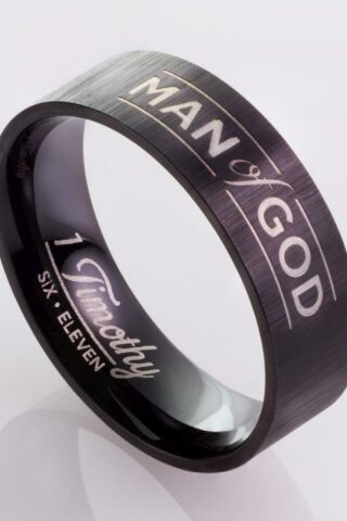 6006937145726 Man Of God Stainless Steel (Size 9 Ring)