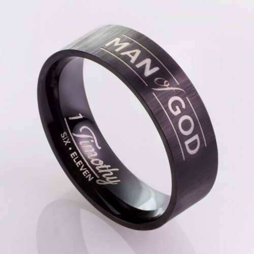 6006937145726 Man Of God Stainless Steel (Size 9 Ring)