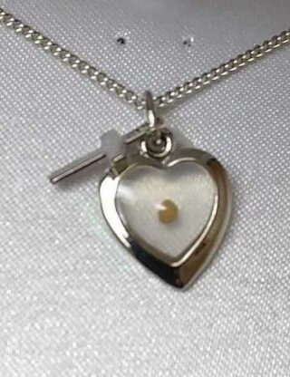 602383210672 Mustard Seed Heart With Cross Dangle