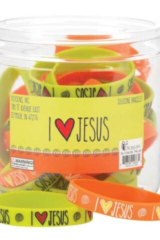 603799126670 I Heart Jesus Silicone (Bracelet/Wristband)