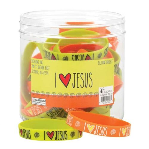 603799126670 I Heart Jesus Silicone (Bracelet/Wristband)