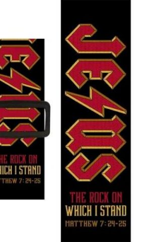 612978471418 Jesus Rock Guitar Strap