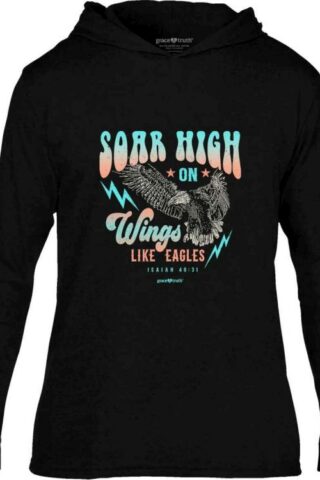 612978579077 Grace And Truth Soar High Hooded Long Sleeve (Small T-Shirt)