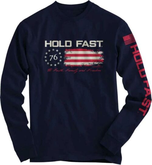 612978579589 Hold Fast 70 Six Flag Long Sleeve (Small T-Shirt)