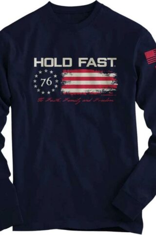 612978579596 Hold Fast 70 Six Flag Long Sleeve (Medium T-Shirt)