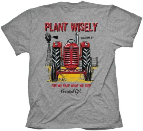 612978586013 Cherished Girl Plant Wisely (2XL T-Shirt)