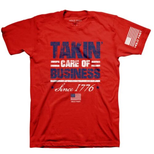 612978587362 Hold Fast Takin Care Of Business (Small T-Shirt)