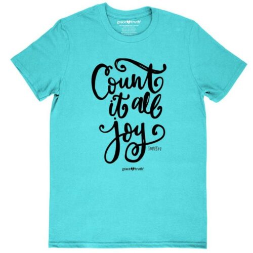 612978605912 Grace And Truth Count It All Joy (Small T-Shirt)