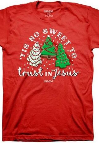 612978635551 Kerusso Tis So Sweet To Trust In Jesus (T-Shirt)