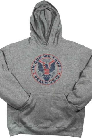 612978637029 Hold Fast Mens Hoody In God We Trust Emblem