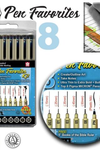 634989315086 Pigma Micro Pen Favorites Kit 8