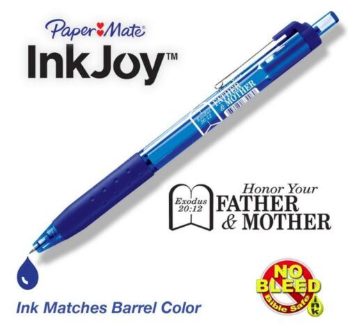 634989636020 PaperMate InkJoy Honor Your Father And Mother Pen