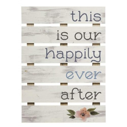 656200275436 This Is Our Happily Skid Sign (Plaque)