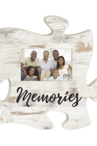 656200276181 Memories Photo Frame Puzzle Piece (Plaque)