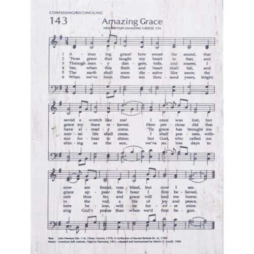 656200281963 Amazing Grace Heavenly Hymns Sign