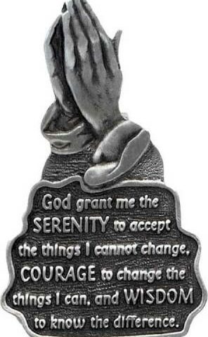 785525029575 Serenity Prayer Visor Clip