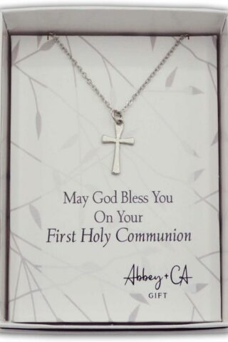 785525306393 1st Communion Cross Pendant