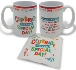 785525306911 Celebrate Mug And Coaster