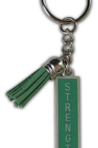 785525308236 Strength Keychain With Tassel