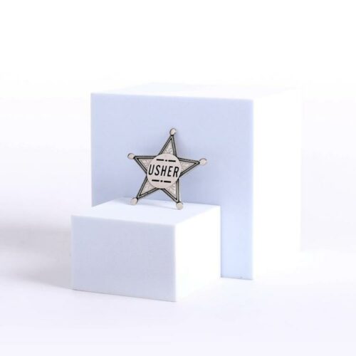 788200805747 Usher Star Badge Magnetic