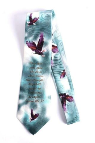 788200814121 Isaiah 40:31 Eagles Tie