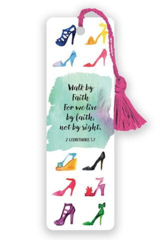 886083596650 Walk By Faith Tassel Bookmark