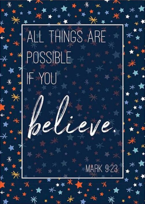 886083598586 All Things Are Possible Poster