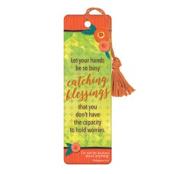 886083633799 Catching Blessings Tassel Bookmark