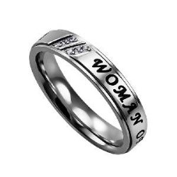 951249513168 Girls Luxury Woman Of God (Size 6 Ring)