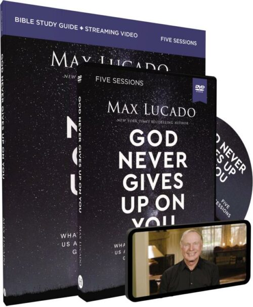 9780310163077 God Never Gives Up On You Study Guide With DVD (Student/Study Guide)