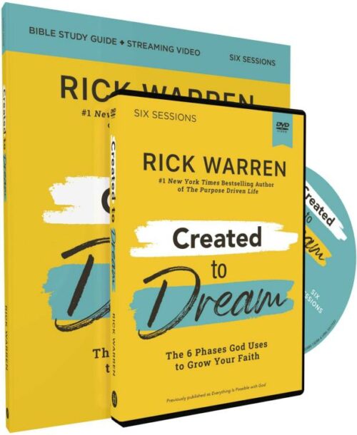 9780310168102 Created To Dream Study Guide With DVD (Student/Study Guide)