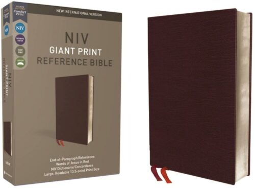 9780310449478 Reference Bible Giant Print Comfort Print