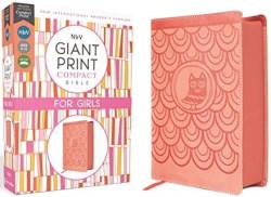 9780310460251 Giant Print Compact Bible For Girls Comfort Print