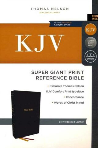 9781400329168 Super Giant Print Reference Bible Comfort Print