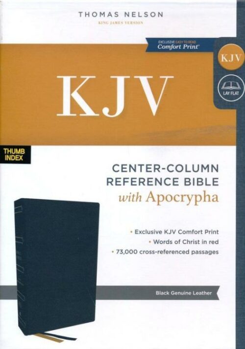 9781400332212 Center Column Reference Bible With Apocrypha Comfort Print