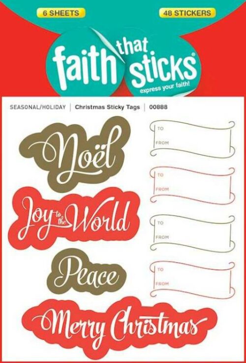 9781496400888 Christmas Sticky Tags