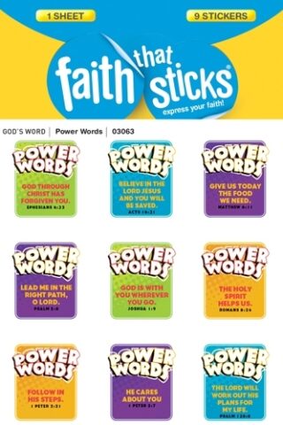 9781496403063 Power Words Stickers