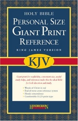 9781598561029 Personal Size Giant Print Reference Bible