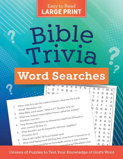 9781636097411 Bible Trivia Word Searches (Large Type)