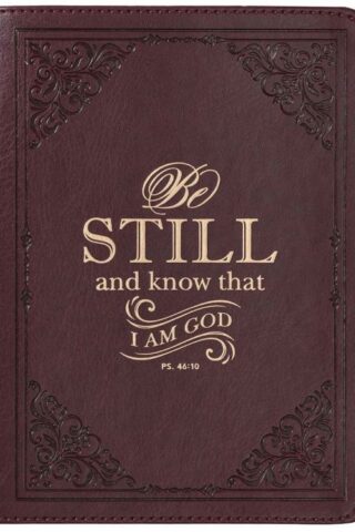 9781642725254 Be Still And Know Handy Sized Faux Leather Journal