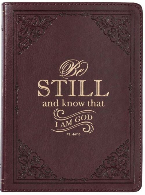 9781642725254 Be Still And Know Handy Sized Faux Leather Journal