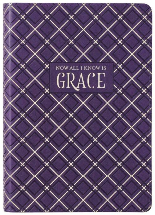 9781642726558 All I Know Is Grace Classic Journal With Zipper Closure