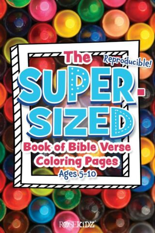 9781649380036 Super Sized Book Of Bible Verse Coloring Pages Ages 5-10